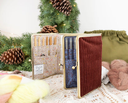 Knitter's needle case - Corduroy -