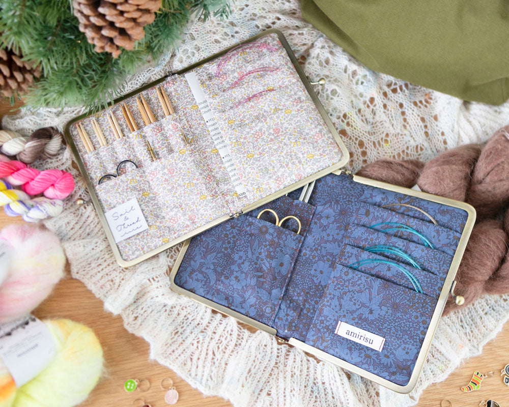 Knitter's needle case - Corduroy -