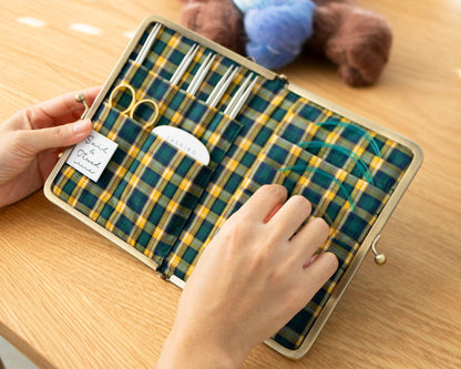 Knitter's needle case - Gabardine -