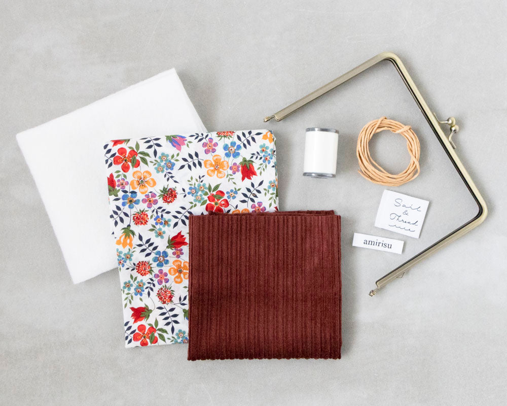 Knitter's needle case - Corduroy -