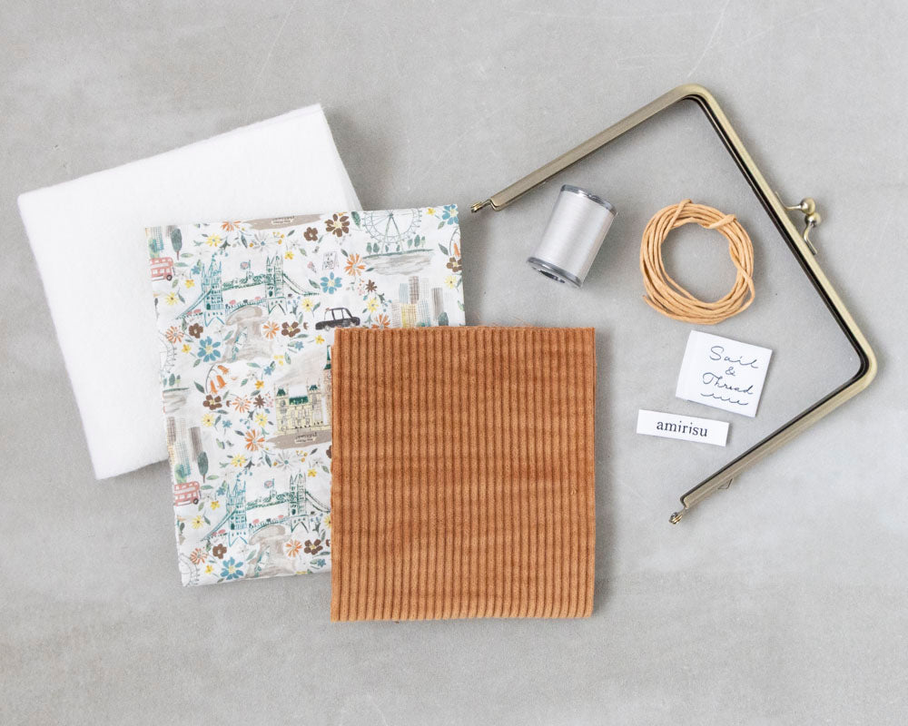 Knitter's needle case - Corduroy -