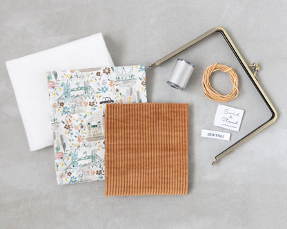 Knitter's needle case - Corduroy -