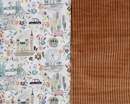 Knitter's needle case - Corduroy -