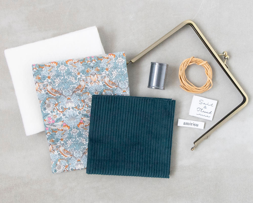 Knitter's needle case - Corduroy -