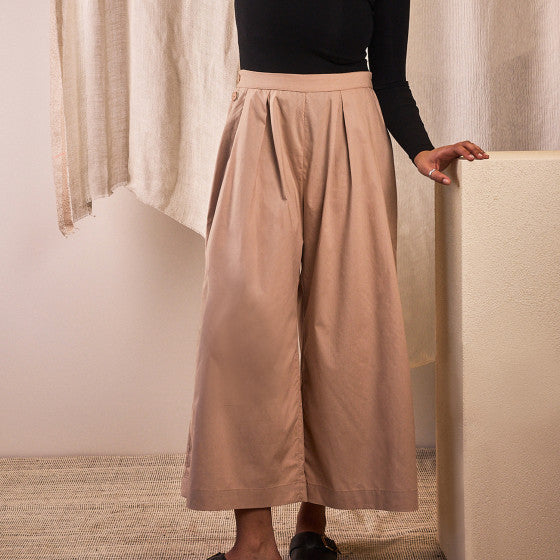 【Printed pattern】Jupe Culotte