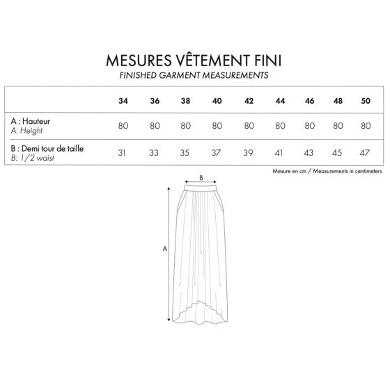 【Printed pattern】Jupe Déroutante
