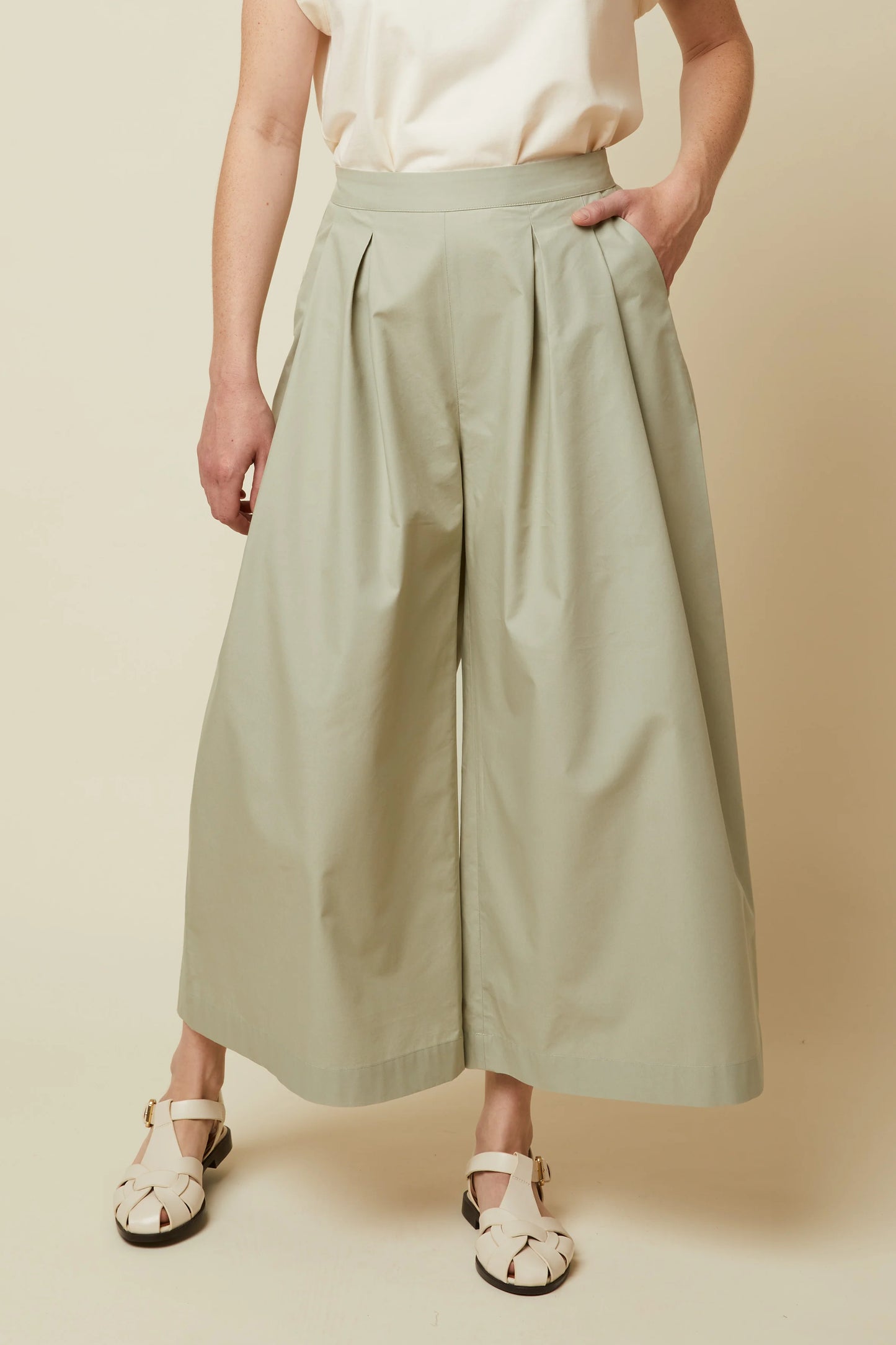 【Printed pattern】Jupe Culotte