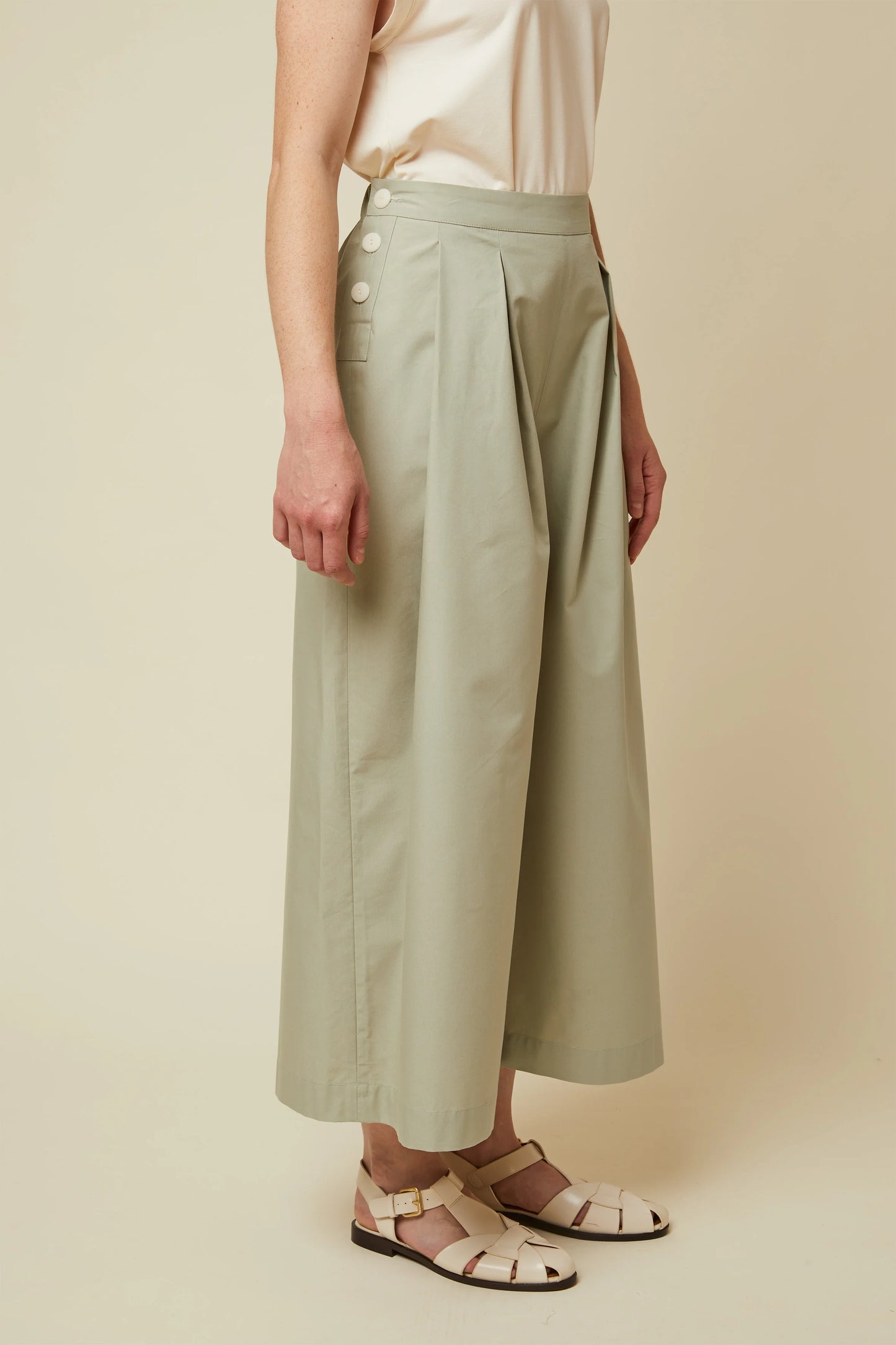 【Printed pattern】Jupe Culotte