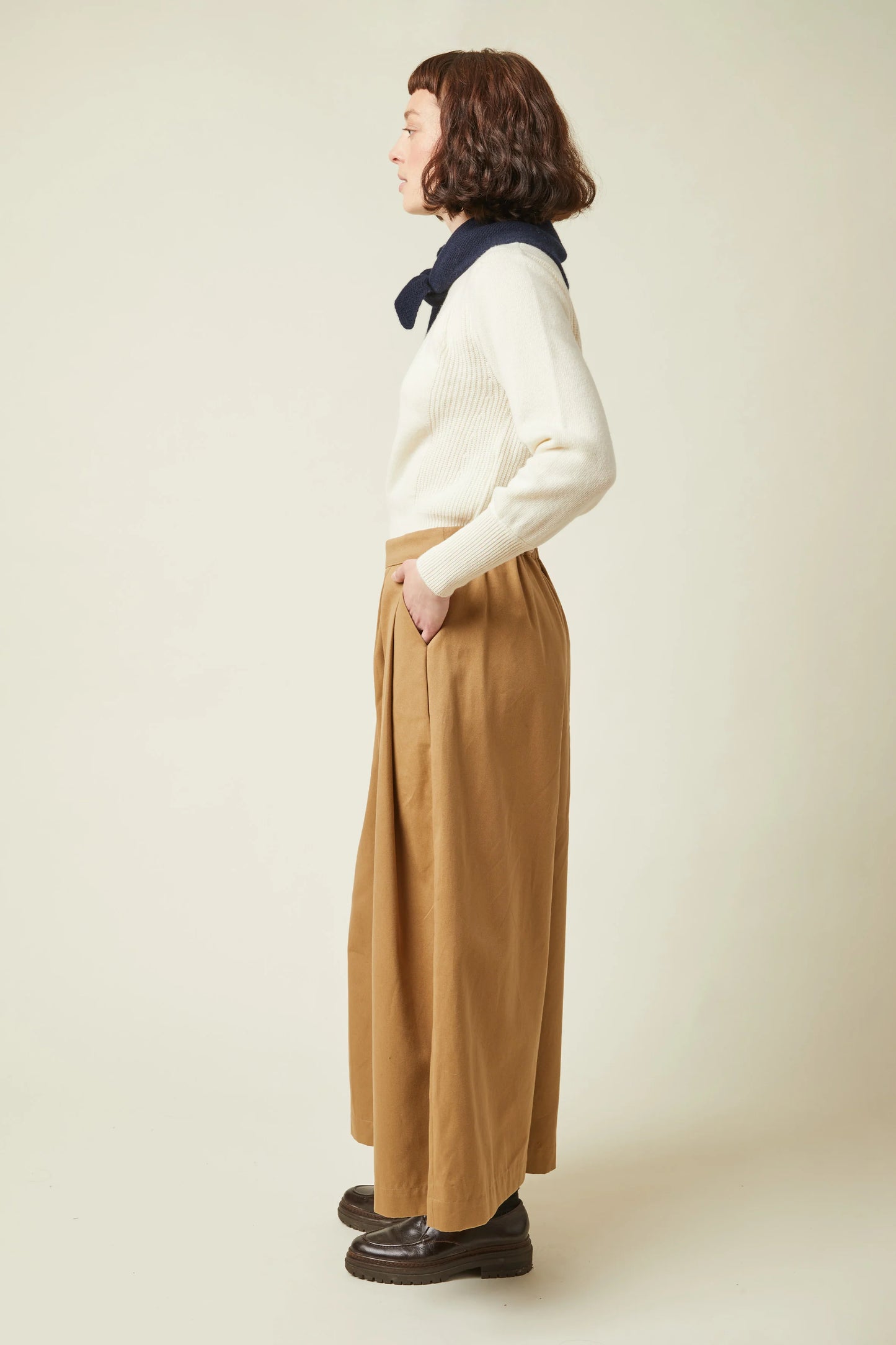 【Printed pattern】Jupe Culotte