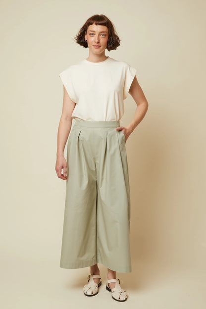 【Printed pattern】Jupe Culotte