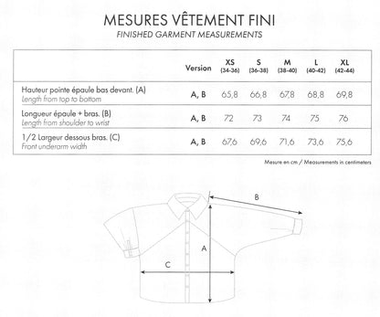 【Printed pattern】La Chemise