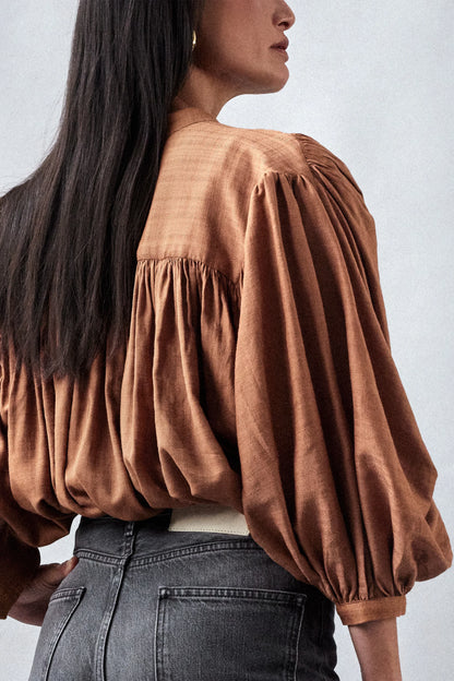 【Printed pattern】La Blouse