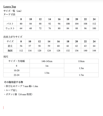 【Kit】Laura Top -Atelier Brunette-