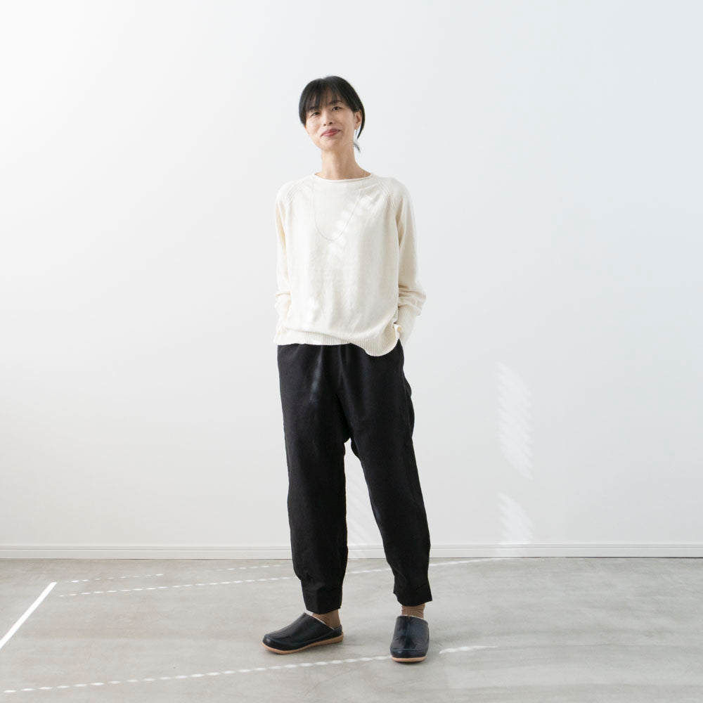 【kit】はかま - Mia コットンリネンヘリンボーン -