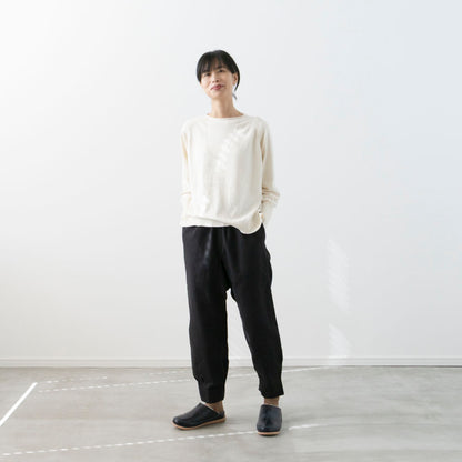 【kit】はかま - Mia コットンリネンヘリンボーン -