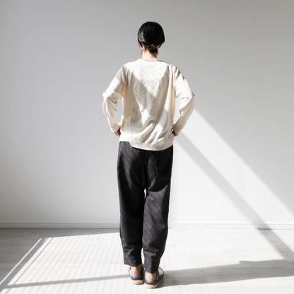 【kit】はかま - Mia コットンリネンヘリンボーン -