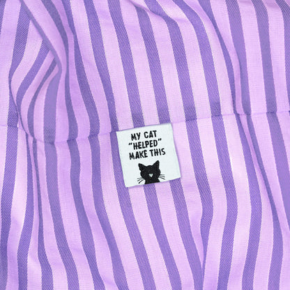 【織りネームラベル】- My Cat "Helped" Make This-
