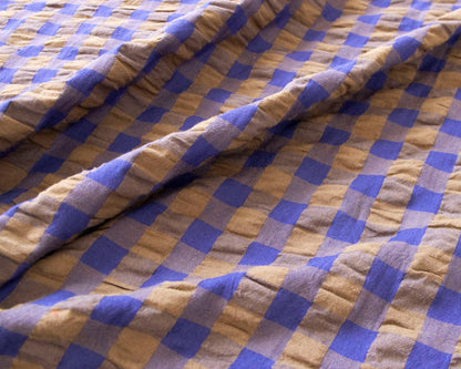 Organic Cotton Gingham Seersucker