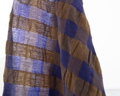 Organic Cotton Gingham Seersucker
