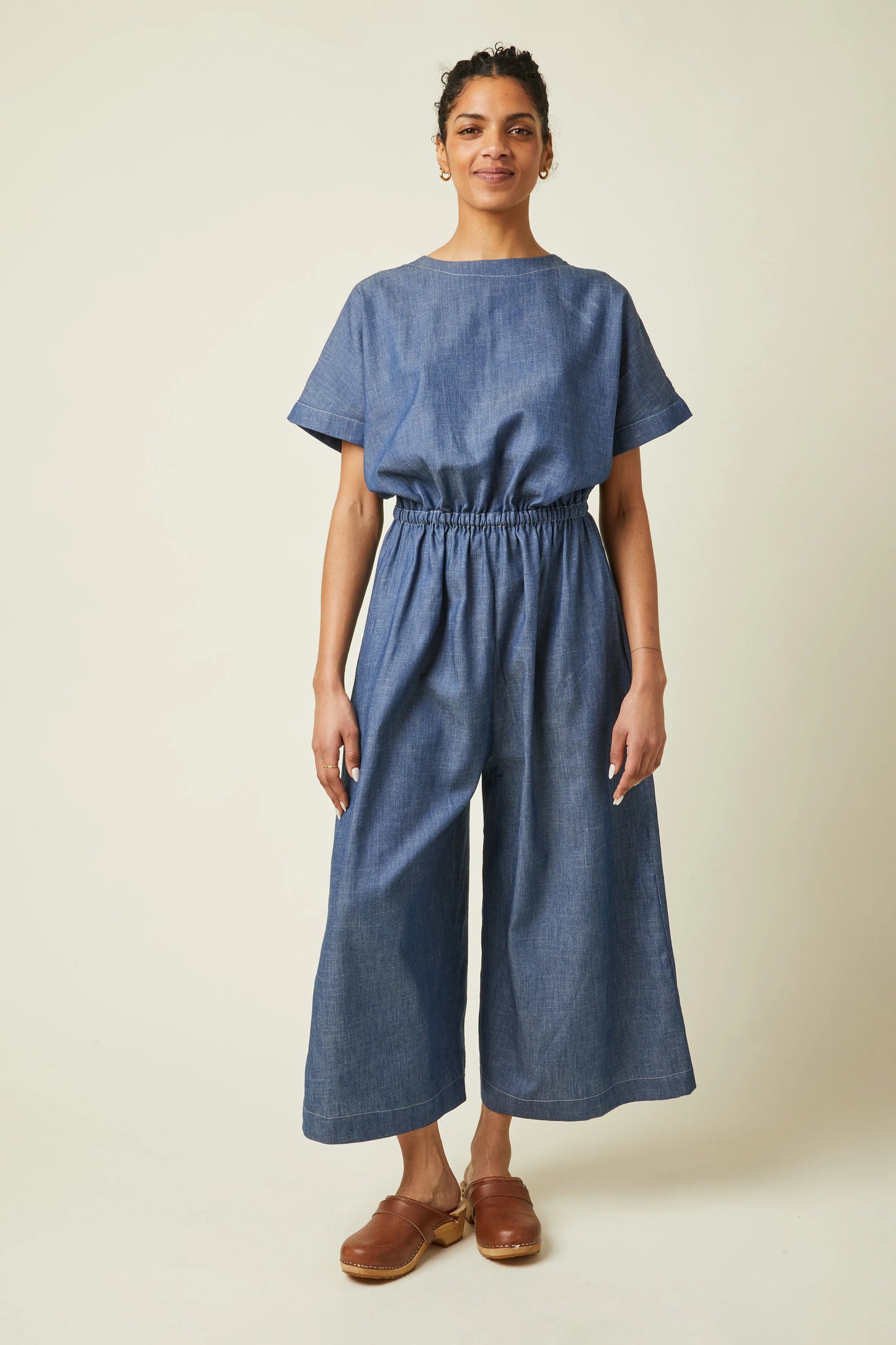 【Printed pattern】Robe Pantalon