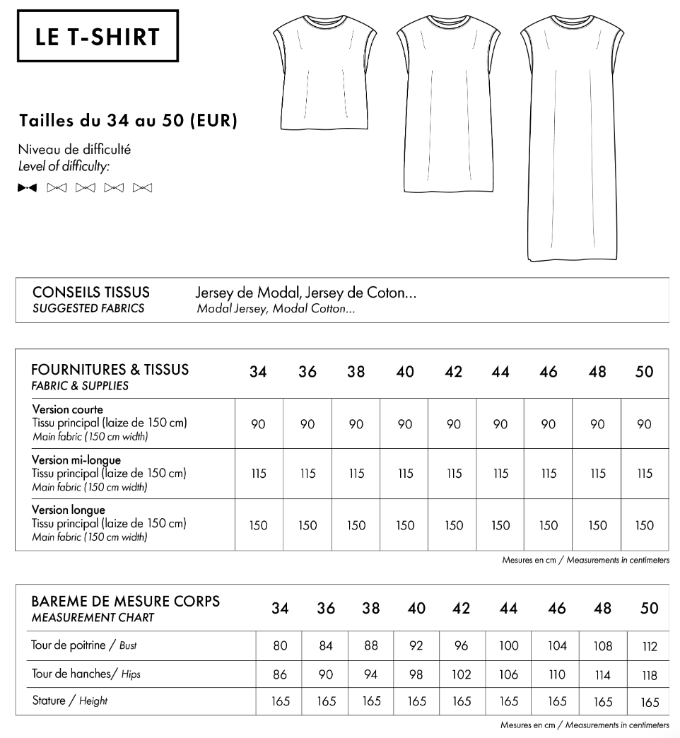 【Printed pattern】T-SHIRT