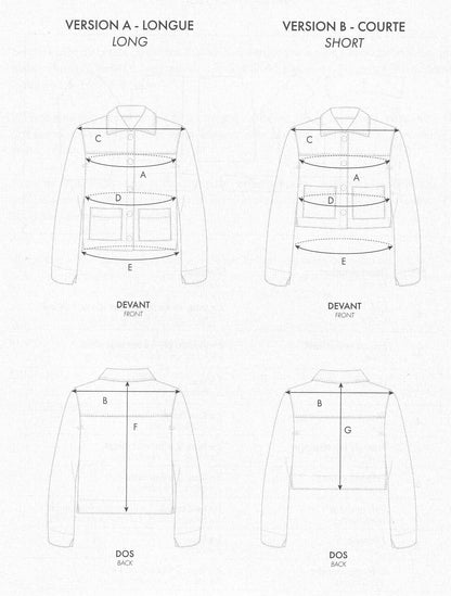 【Printed pattern】La Veste