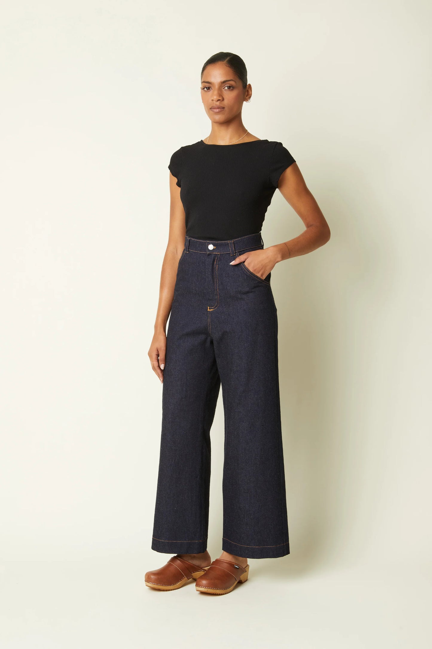 【Printed pattern】Wide Leg