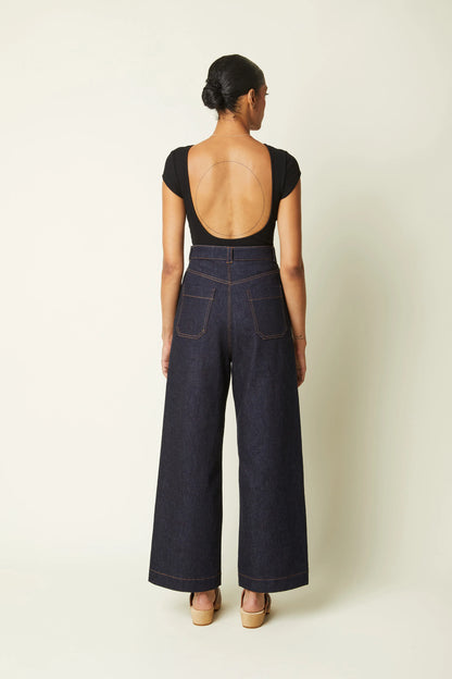 【Printed pattern】Wide Leg