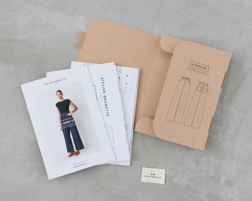 【Printed pattern】Wide Leg
