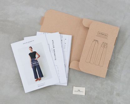 【Printed pattern】Wide Leg