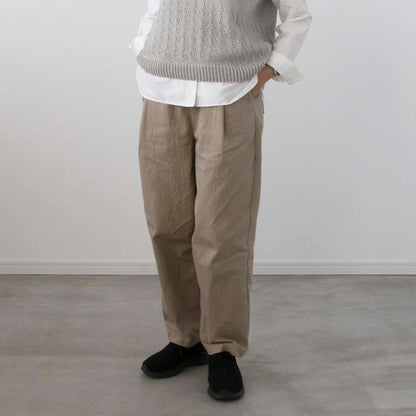 【Kit】Wide pants - Clay -