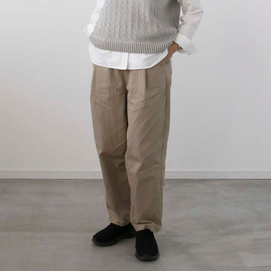 【Kit】Wide pants - Clay -