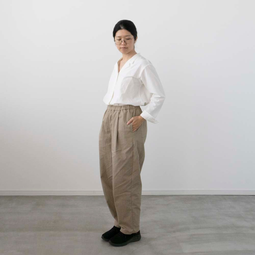 【Kit】Wide pants - Clay -