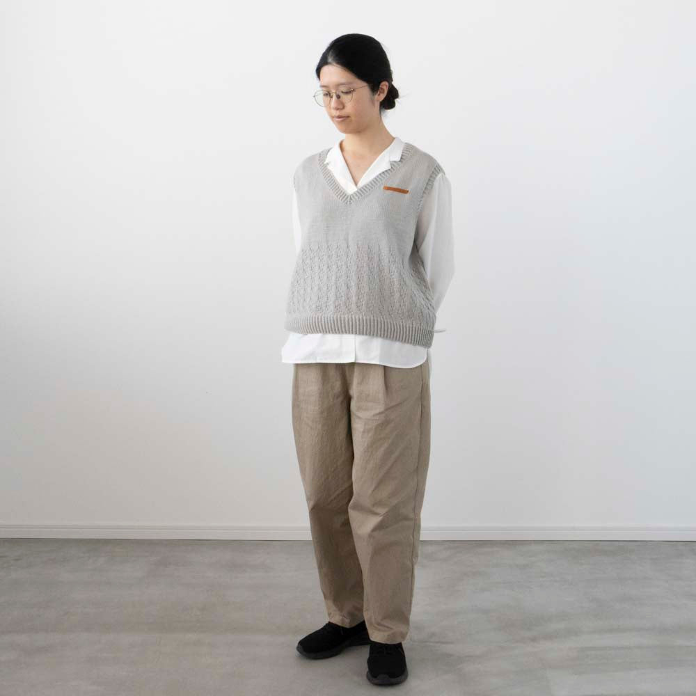 【Kit】Wide pants - Clay -