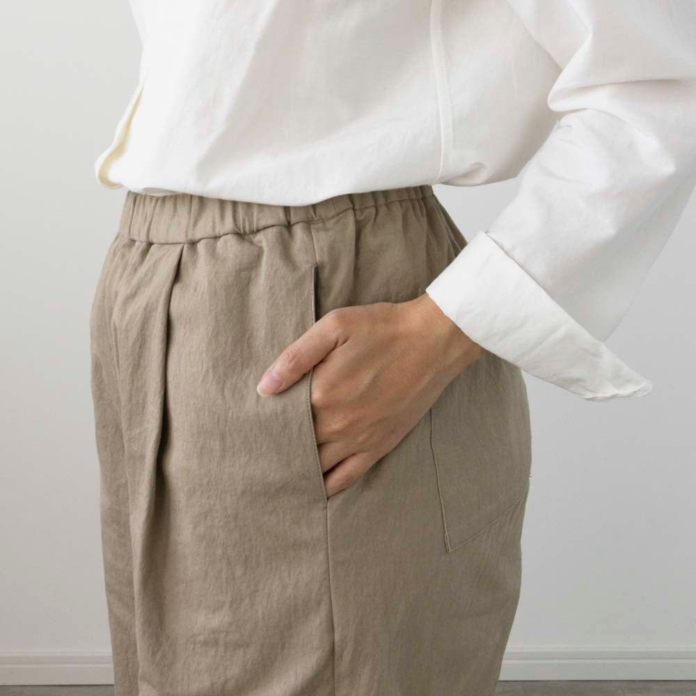 【Kit】Wide pants - Clay -