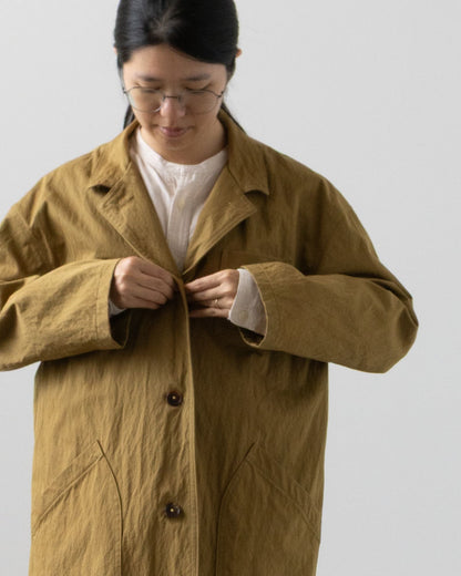 【Kit】Work coat - Clay コットンナイロンギャバ -