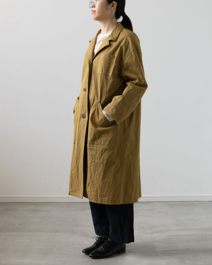 【Kit】Work coat - Clay コットンナイロンギャバ -