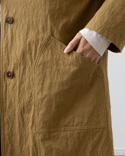 【Kit】Work coat - Clay コットンナイロンギャバ -