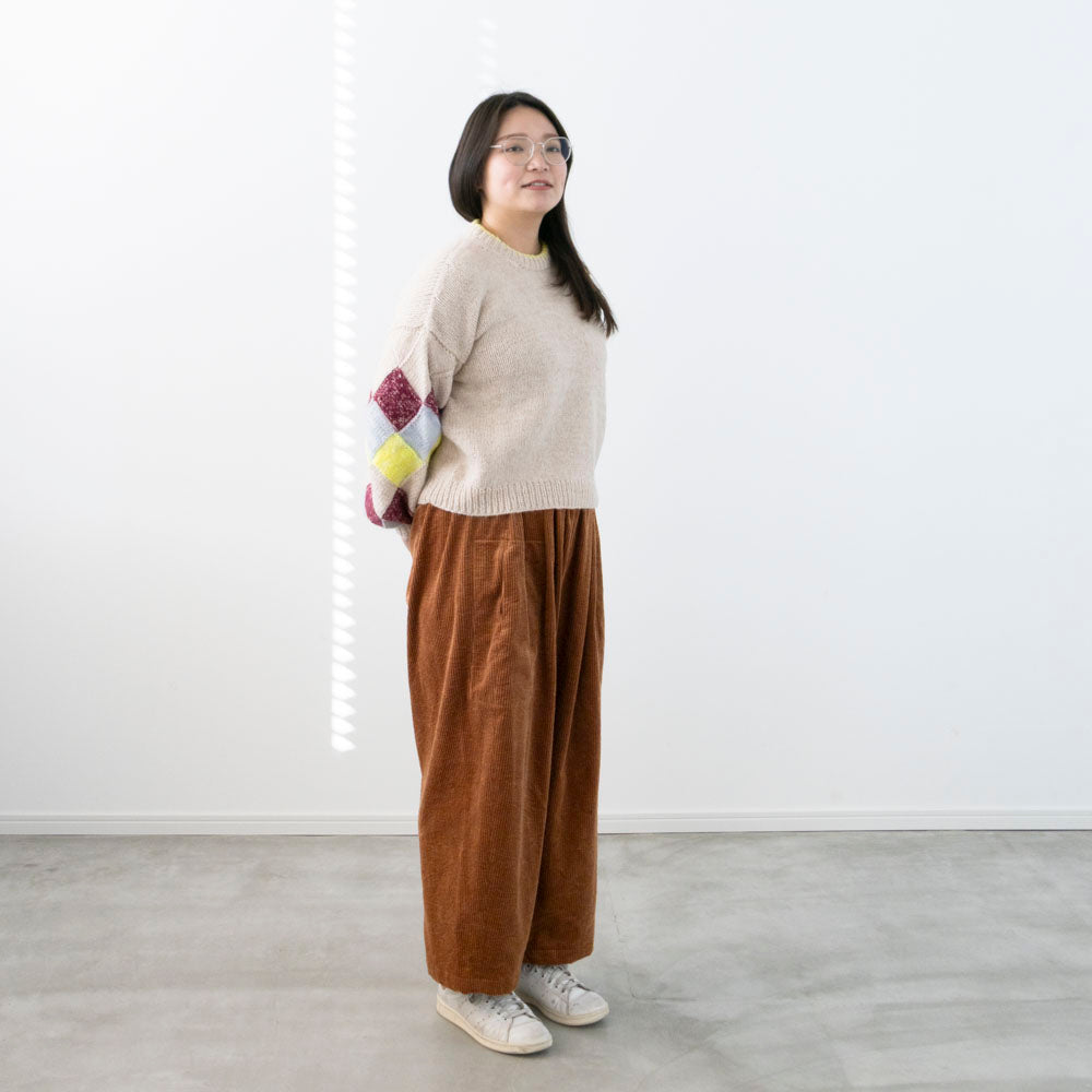 【Kit】Barrel pants -Bubble Corduroy-
