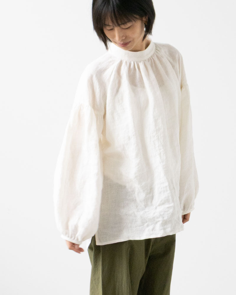 【Printed pattern】no.19 Raglan Gathered Pullover
