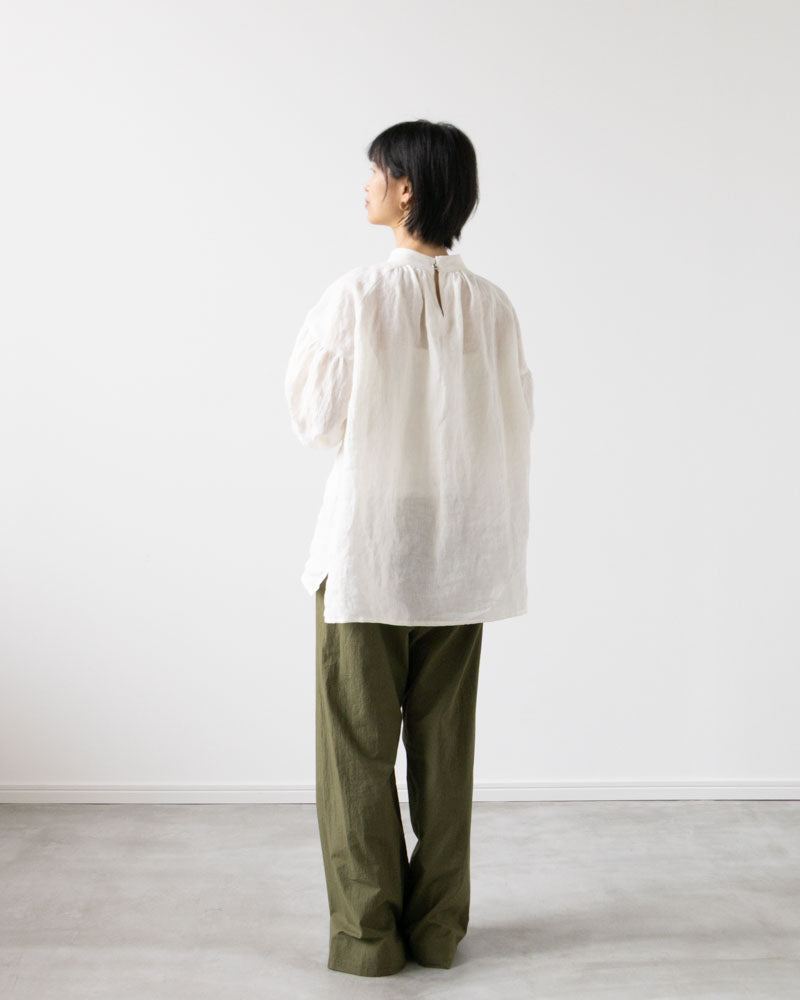 【Printed pattern】no.19 Raglan Gathered Pullover