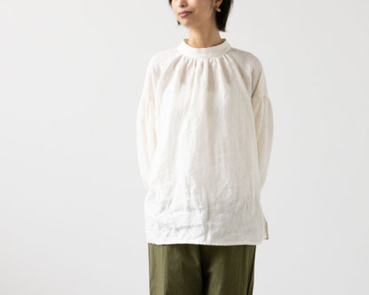 【Printed pattern】no.19 Raglan Gathered Pullover