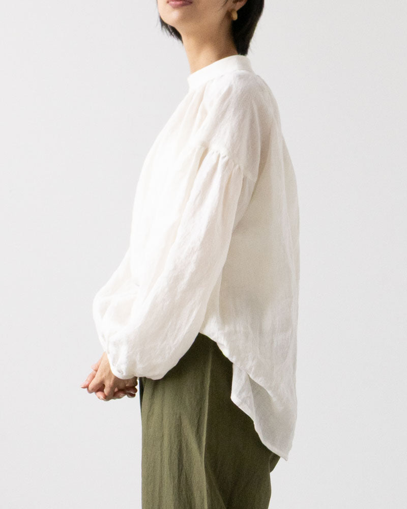 【Printed pattern】no.19 Raglan Gathered Pullover