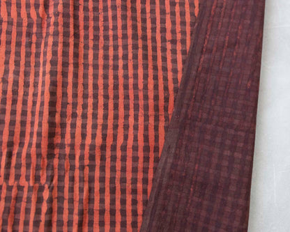 check - Red×brown