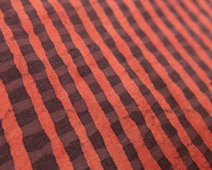 check - Red×brown