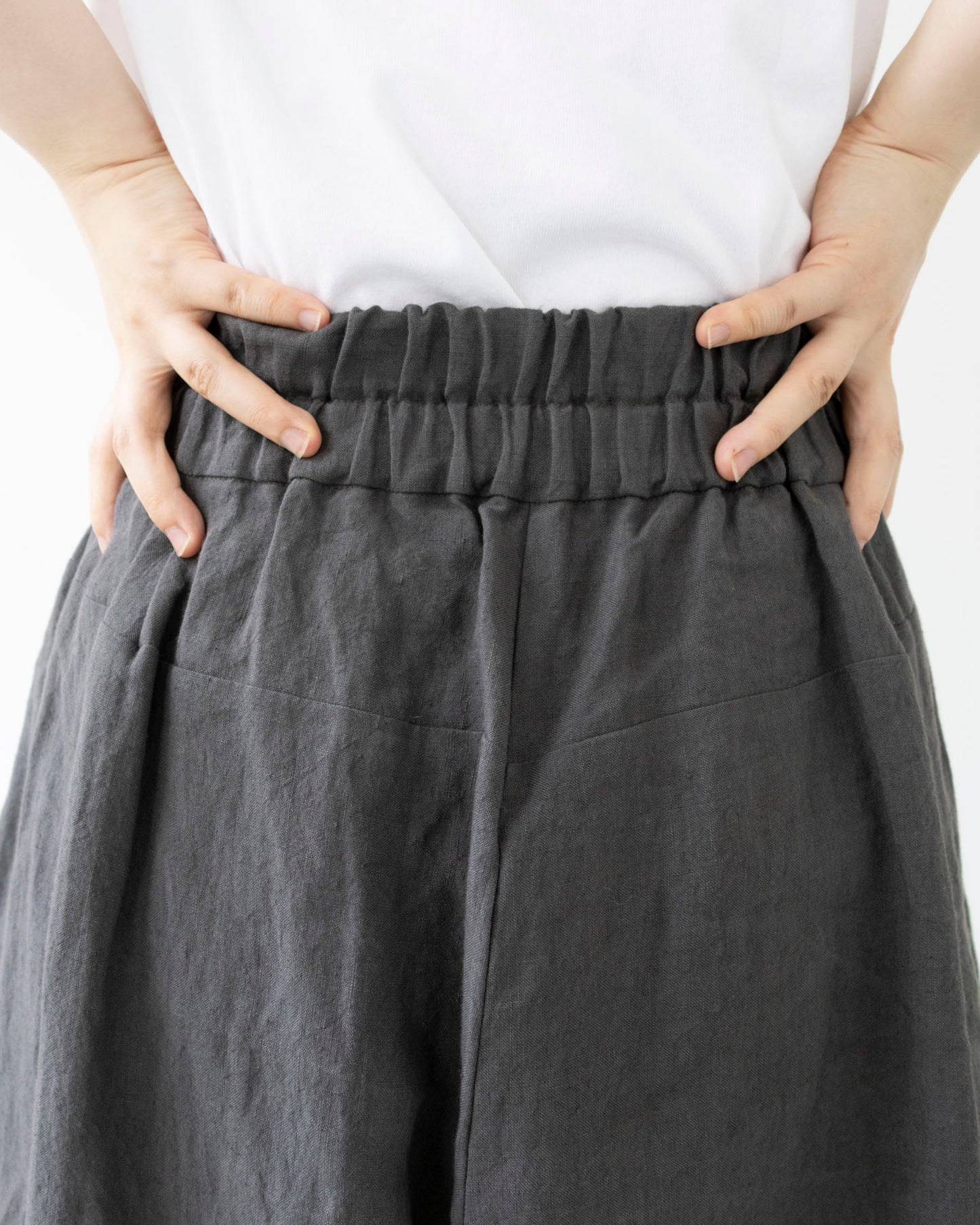 【Kit】Barrel pants - Soil - リネンキャンバス -