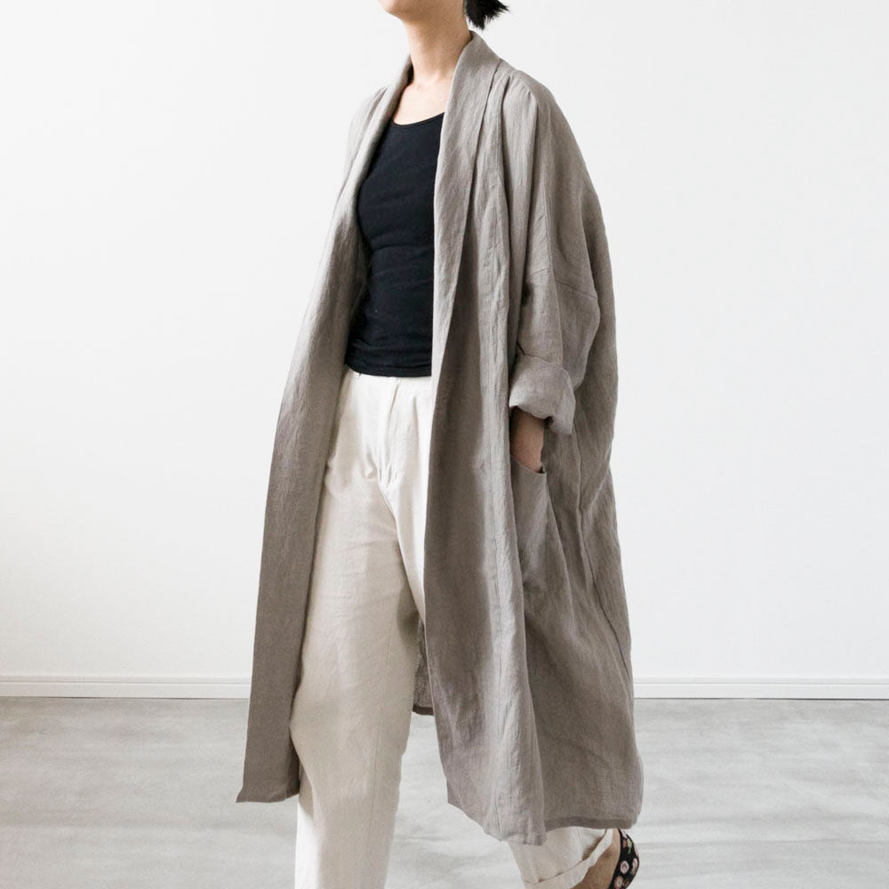【Printed pattern】no.12 Robe coat – Sail & Thread