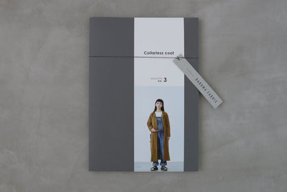 【Printed pattern】no.3 Collarless coat