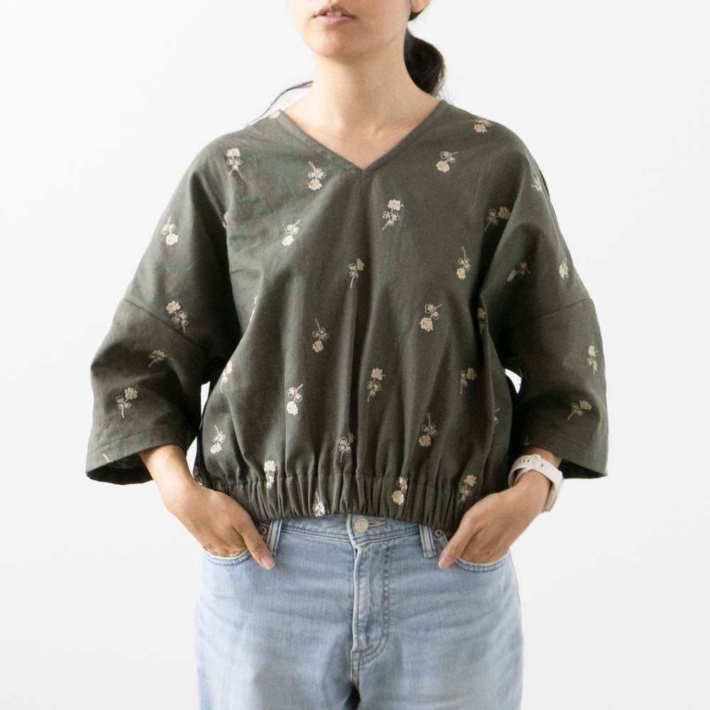 【Printed pattern】no.17 Drop Shoulder Pullover