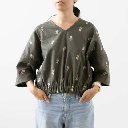 【Printed pattern】no.17 Drop Shoulder Pullover